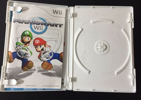 Mario Kart Nintendo Wii Case Box Art And Manual Only No Game