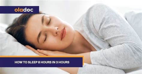 How To Sleep 8 Hours In 3 Hours