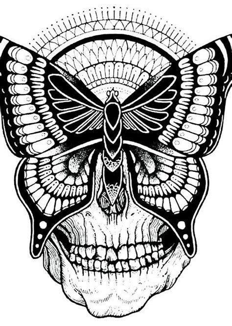 Skull Butterfly Tattoo Image By Pinataville Ny On Sugar Skull
