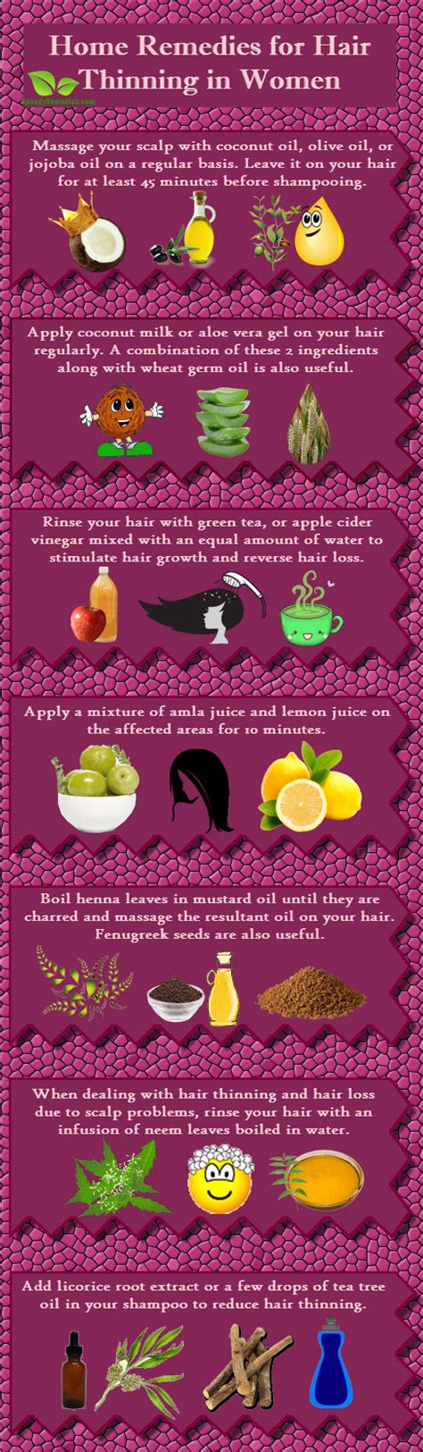 Be sure that your hair and scalp are dry. 12 Home Remedies for Hair Thinning in Women | Speedy Remedies