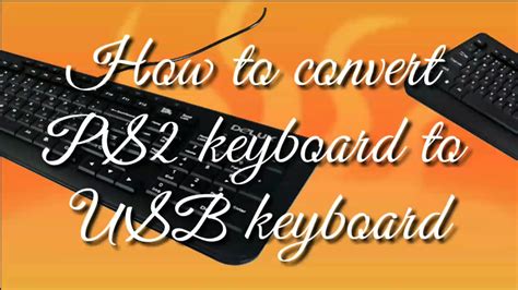 How To Convert Ps2 Keyboard To Usb Keyboard Youtube
