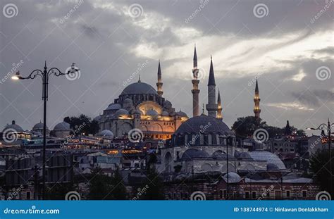 Ancient Mosque In Istanbul Turkey Stock Photo Image Of Monument