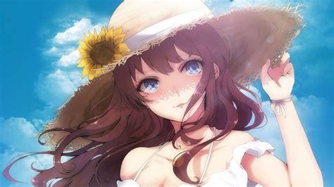 Anime Summer Girl 4k 195 Wallpaper