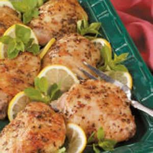 Skinless chicken breast is the best choice for low cholesterol diets because it's very low in saturated fat (1g per 100g). Oregano-Lemon Chicken Recipe | Taste of Home