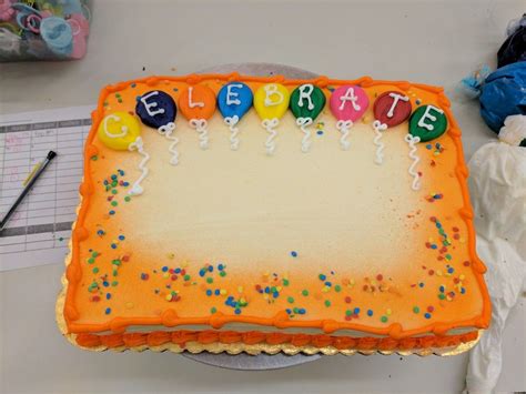 Celebrate Sheet Cake Sheet Cake Designs Birthday Sheet Cakes
