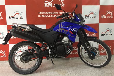 Yamaha Xtz 250 Lander 2020 Azul Km Motos Sua Loja De Motos Semi Novas