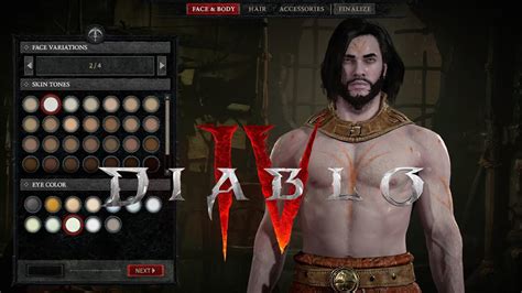 8 Minutes Of Diablo Ivs Character Creator Youtube