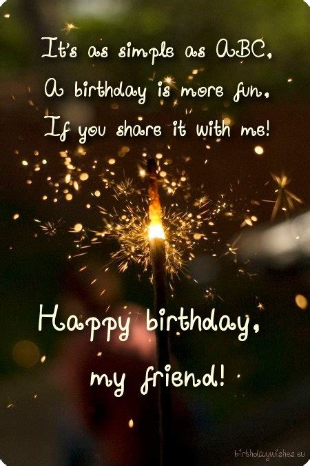 Short Birthday Poems For Best Friend Female And Male With Images