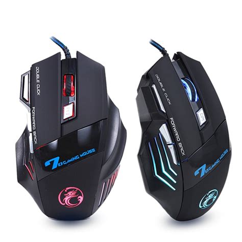 Professional Wired Gaming Mouse 7 Button 5500 Dpi Led Optical Usb