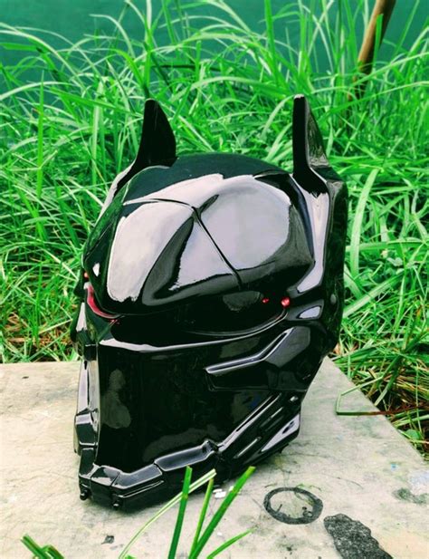 Custom Character Helmet Batman Arkham Knight For Motorcycle Etsy