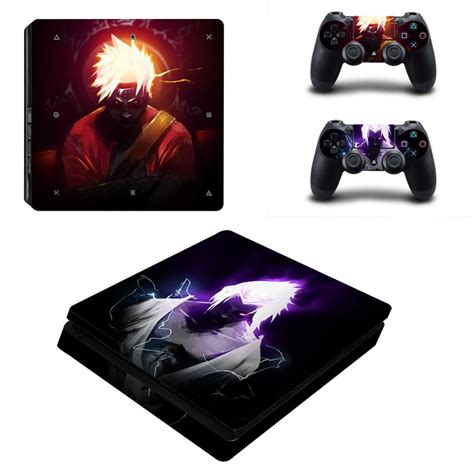 Anime Naruto Ps4 Slim Skin Sticker Decal For Playstation 4 Console And