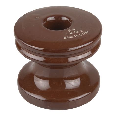 Porcelain Spool Insulator Ansi 53 2 Brown De4s3 Hubbell Power Systems