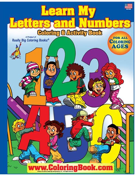 This is the coolest coloring book ever. Coloring Books | ABC-123 Learn My Letter and Numbers ...