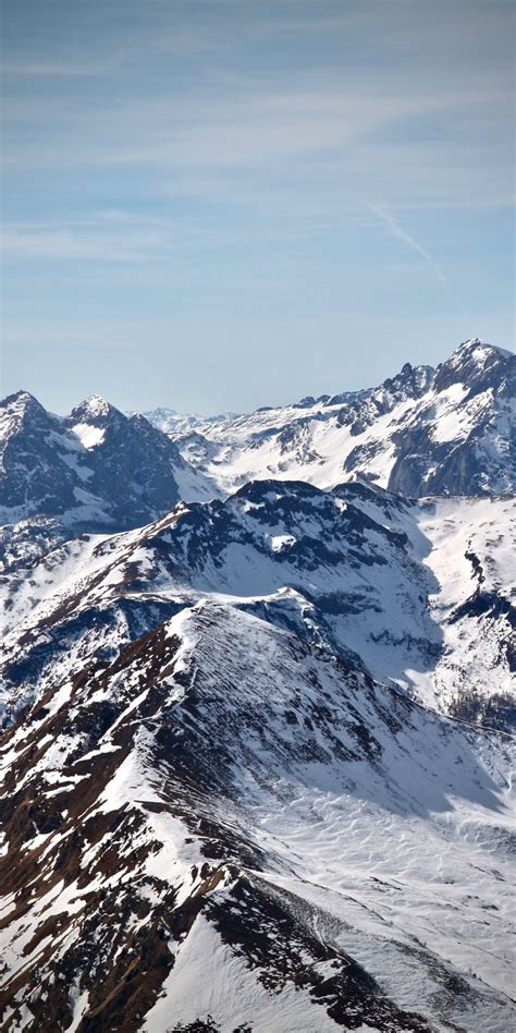 Download 1080x2160 Wallpaper Summits Mountains Glacier Nature Honor