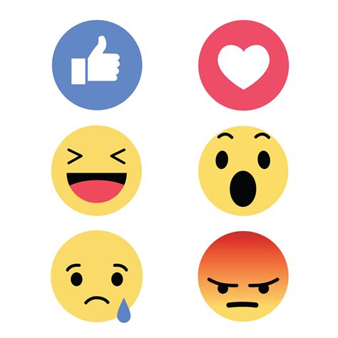 Facebook Reaction Emojis On Behance