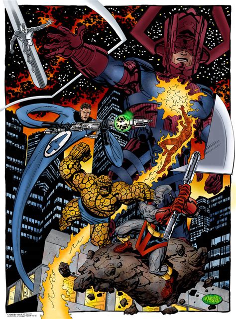 Fantastic Four Vs Galactus Terrax John Byrne By Xts33 On Deviantart