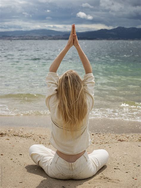 Yoga At Seaside By Stocksy Contributor Milles Studio Stocksy