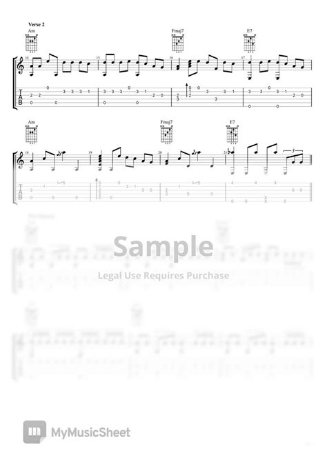 Imagine Dragons Fingerstyle Guitar Believer Easy Version Tab By