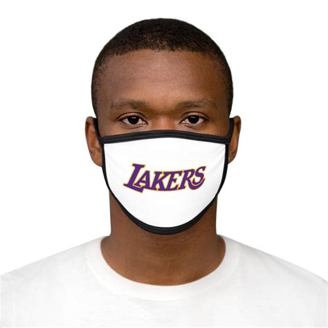 La Lakers Mask Basketball Face Mask Basketball Sport Etsy