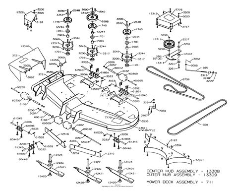 Dixon ZTR Parts Diagram For MOWER DECK