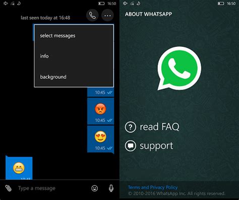 Whatsapp Beta For Windows 10 Mobile Gets Updated To Version 2161780
