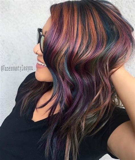 Pin By Michelle Betshner On Beauty Multi Colored Hair Hair Styles Bold Hair Color