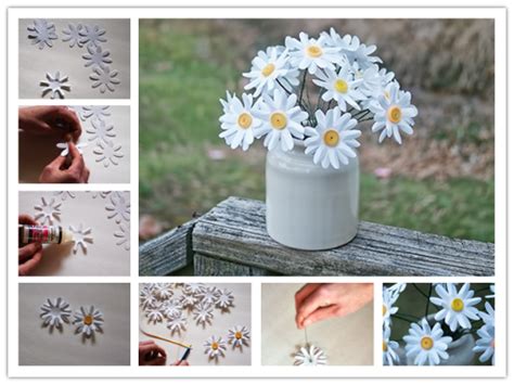 How To Make Easy Paper Daisies Step By Step DIY Tutorial Instructions | How To Instructions