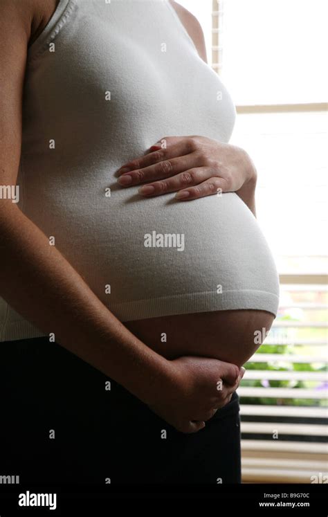A Pregnant Woman Stock Photo Alamy