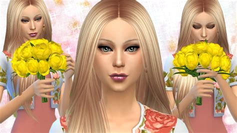 The Sims 4 Create A Sim With Animations Flower Inspired Youtube