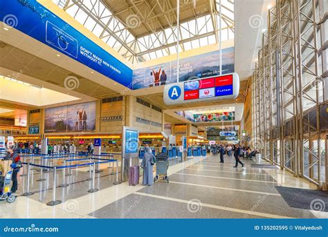 Interior Of Los Angeles Airport Named By Tom Bradley International
