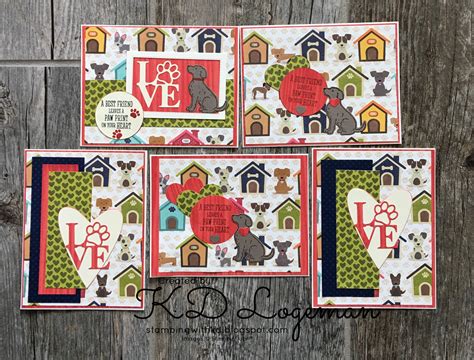 Happy Tails Stampin Up Set Stamping With Kd