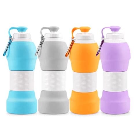 Buy Collapsible Silicone Water Bottle Leakproof Best Price In