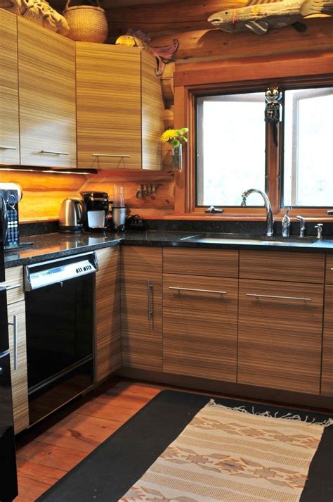 Our wood veneer comes in all of the same species as our doors so it will have the same overall look of your doors. zebrawood veneer cabinets. renovate your kitchen with 27estore!. #27estore #homedecor #homerem ...