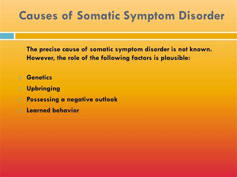 Ppt Somatic Symptom Disorder Causes Symptoms Daignosis Prevention