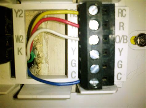 honeywell thermostat thc wiring diagram      wires