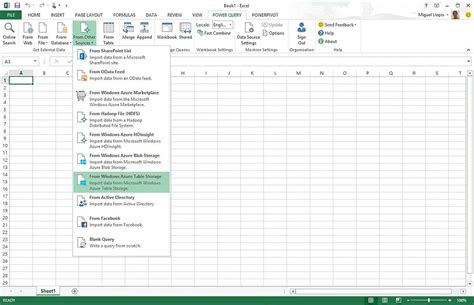 Excel Azure Table Storage 1 Ellipse Solutions