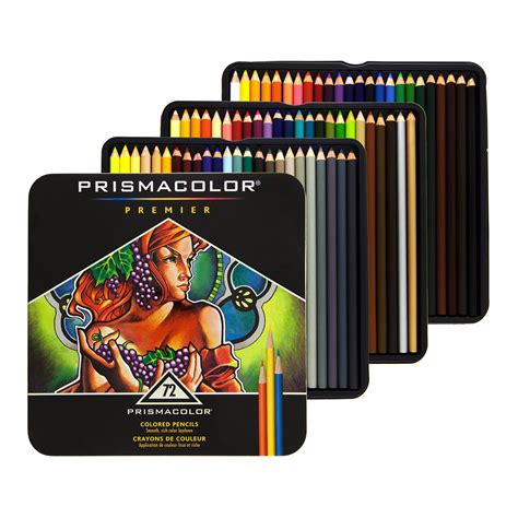Set Of 24 Assorted Colors Combo Prismacolor Premier Soft Core Colored