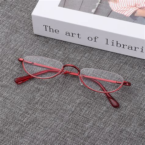 Горячая кошачий глаз очки для чтения для женщин и мужчин металлическая полуоправа