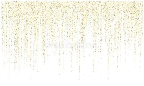 Garland Lights Gold Glitter Hanging Vertical Lines Vector Holiday