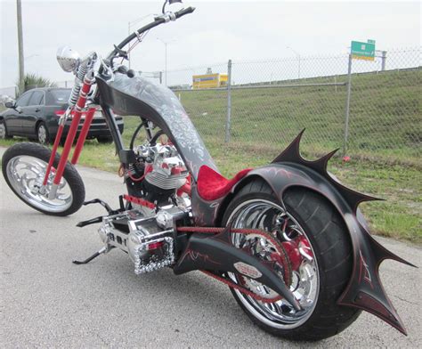 Custom Built Motorcycle Chopper Sickasso Death Bike New