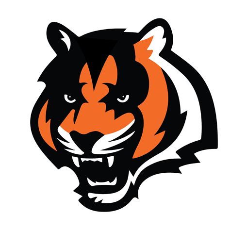 Bengals Logo Clipart Logo Maskot Kepala Harimau Untuk Olahraga Kartun