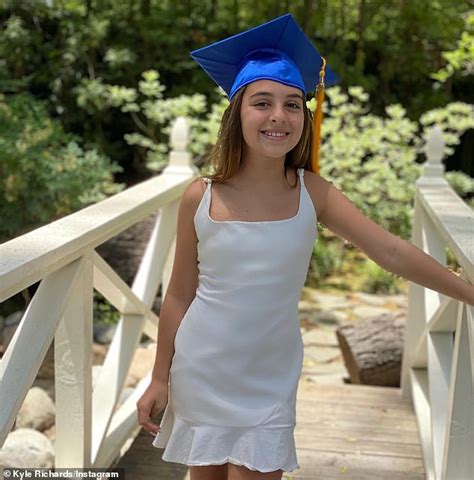 Kyle Richards Celebrates Daughter Portia Graduating From Sixth Grade With Her Family Daily