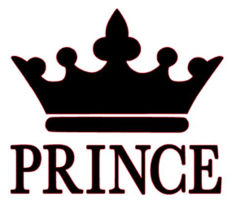 Prince Crown Vinyl Transfer Black Texas Rhinestone