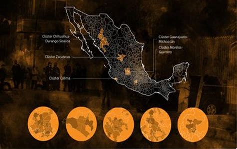 Mapa Del Narco En México Las Cinco Zonas Calientes Donde Se