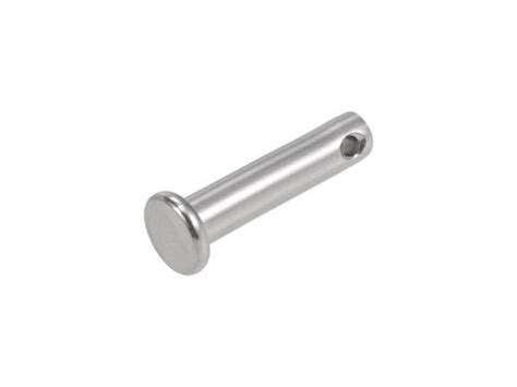 Single Hole Clevis Pins 6mm X 25mm Flat Head 304 Stainless Steel Link