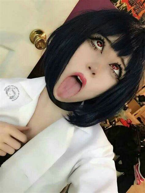 Ahegao D Persona Cosplay Cosplay Porn Anime Cosplay Long Tongue Girl Ahegao Tounge Face