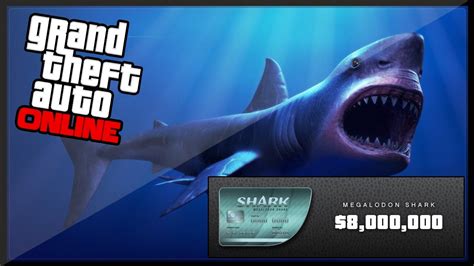 Gta 5 Online New Megalodon Shark Card 8 Million Dollars Gta 5