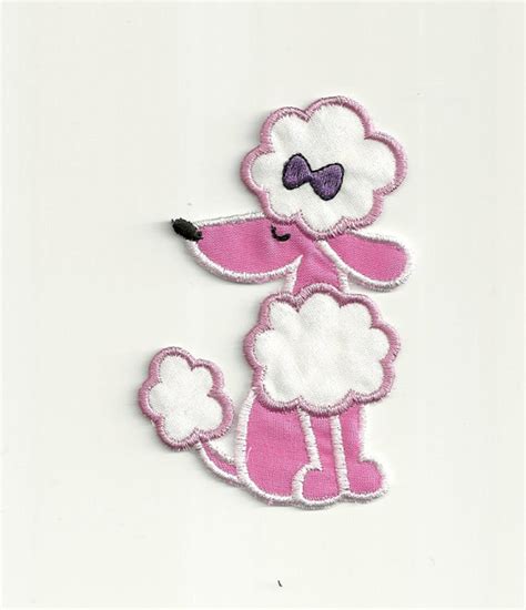 Cartoon Poodle Patch Custom Made Etsy