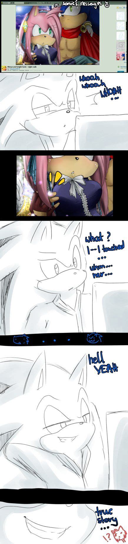 Sonic S Reaction By Klaudy Na On Deviantart In Sonic Sonic