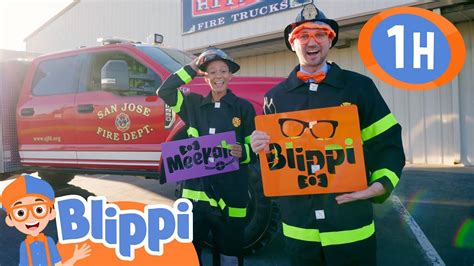 Fire Trucks And Emergency Vehicles With Blippi And Meekah